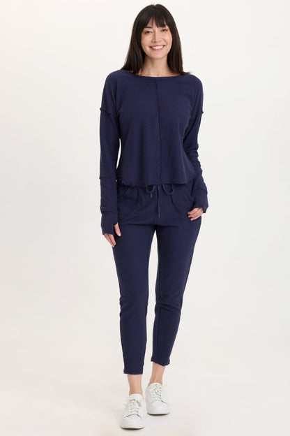 Annika Long Sleeve Boat Neck Top