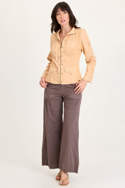 Brently Poplin Wide Leg Pant