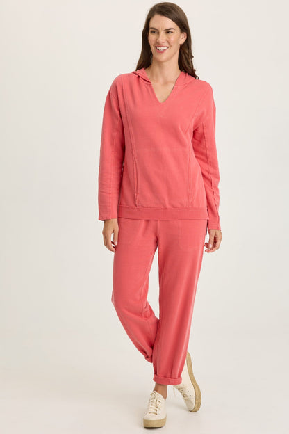 Luthor Terry V-Neck Hoodie