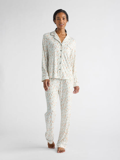 Women's Bamboo Stretch-Knit Long Sleeve Pajama Set - Last Chance