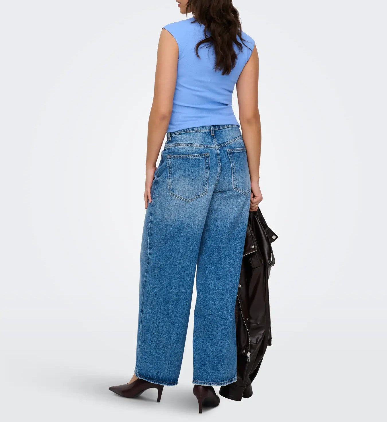 ONLY Short Sleeve Ruched Front Top