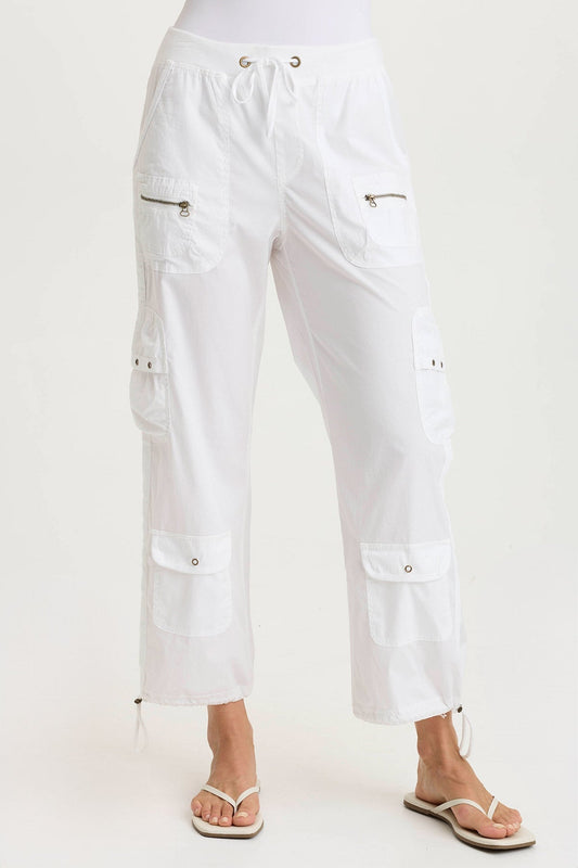 Langley Poplin Cinched Leg Cargo Pant