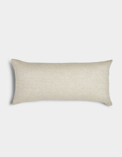 Striped Linen Throw Pillow