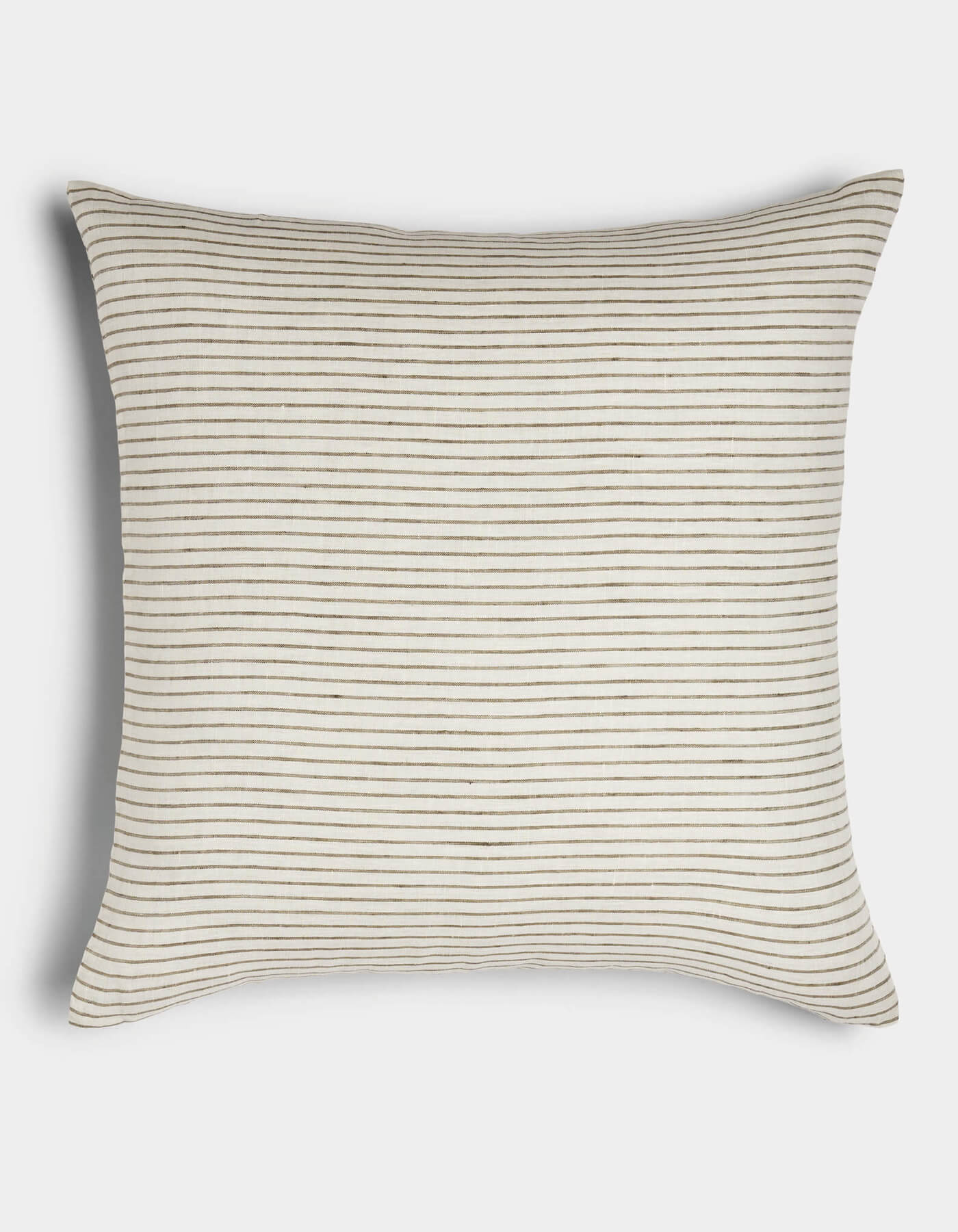 Striped Linen Throw Pillow