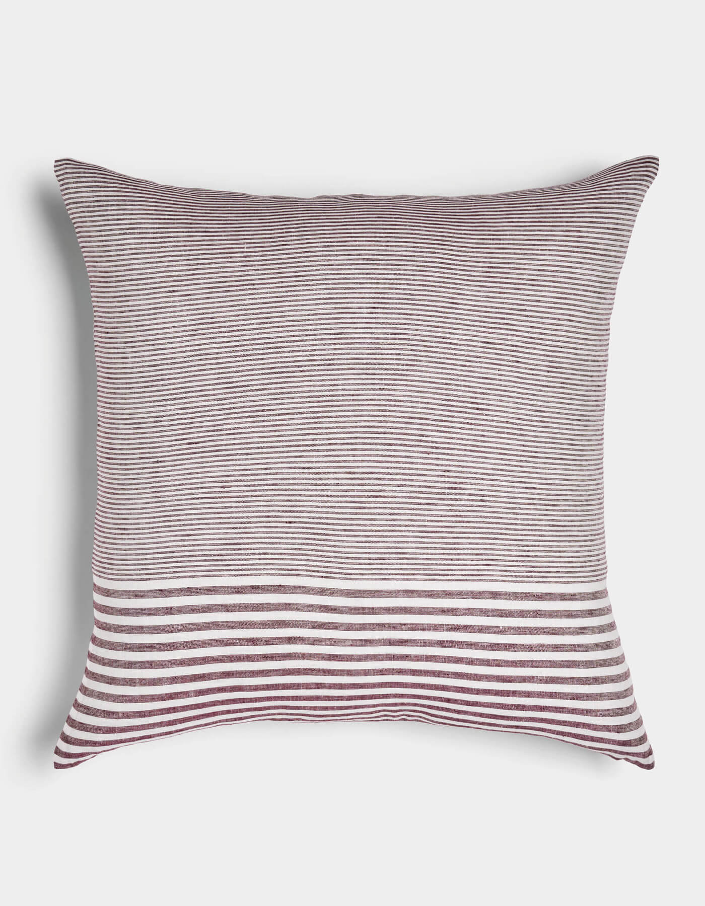 Striped Linen Throw Pillow