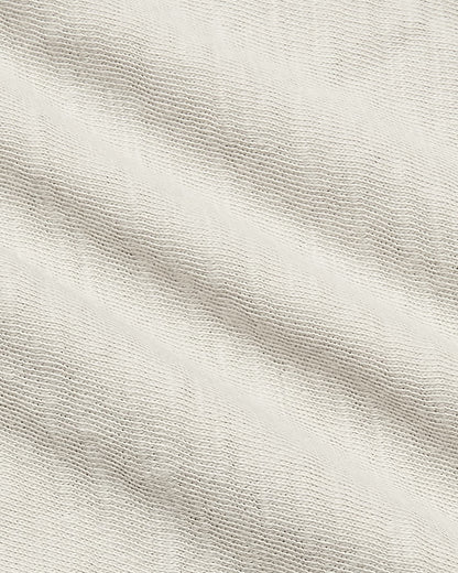 Womens Oatmeal Relaxed Slub V-Neck Tee