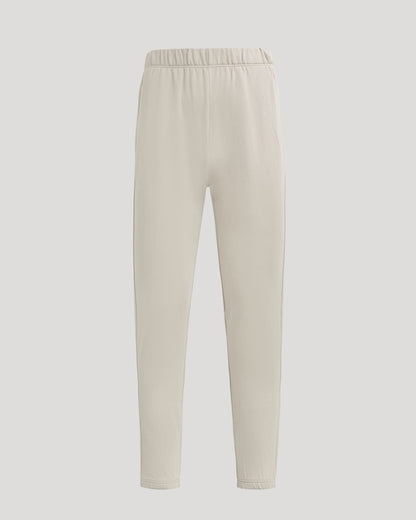 Womens Oatmeal Relaxed Joggers