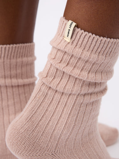 Women's Plush Lounge Calf Sock