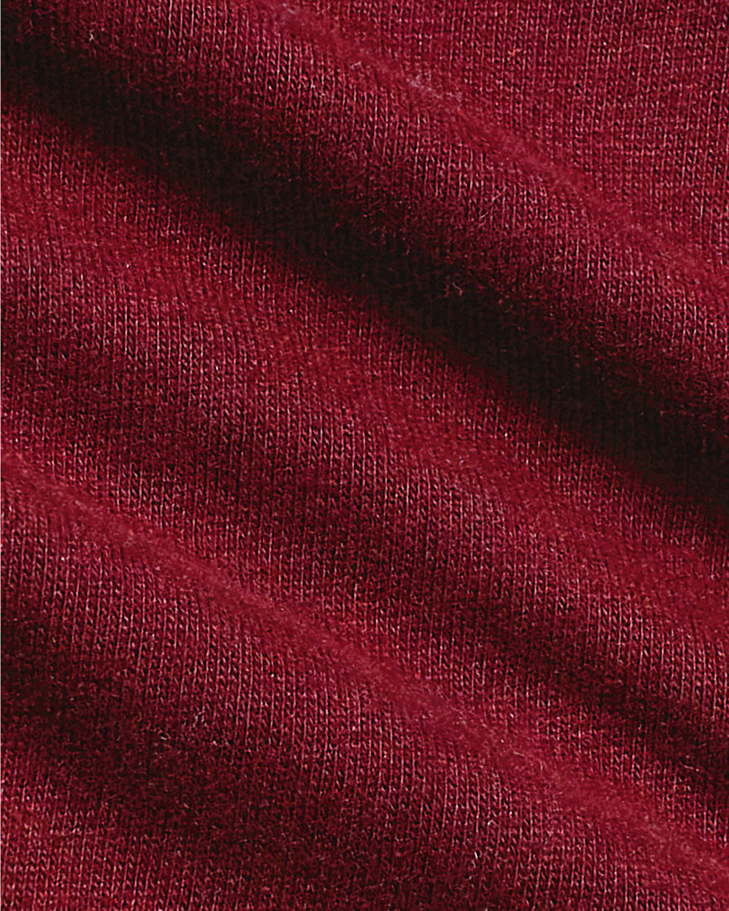 Boys' Dark Maroon Classic Long Sleeve Crew Neck