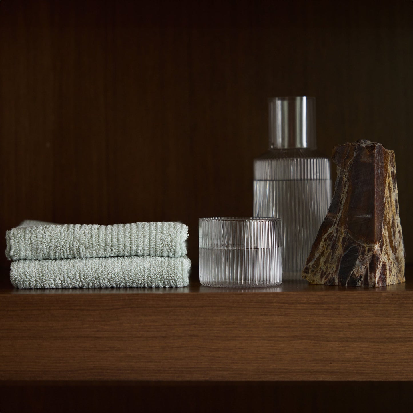 Ribbed Terry Washcloths