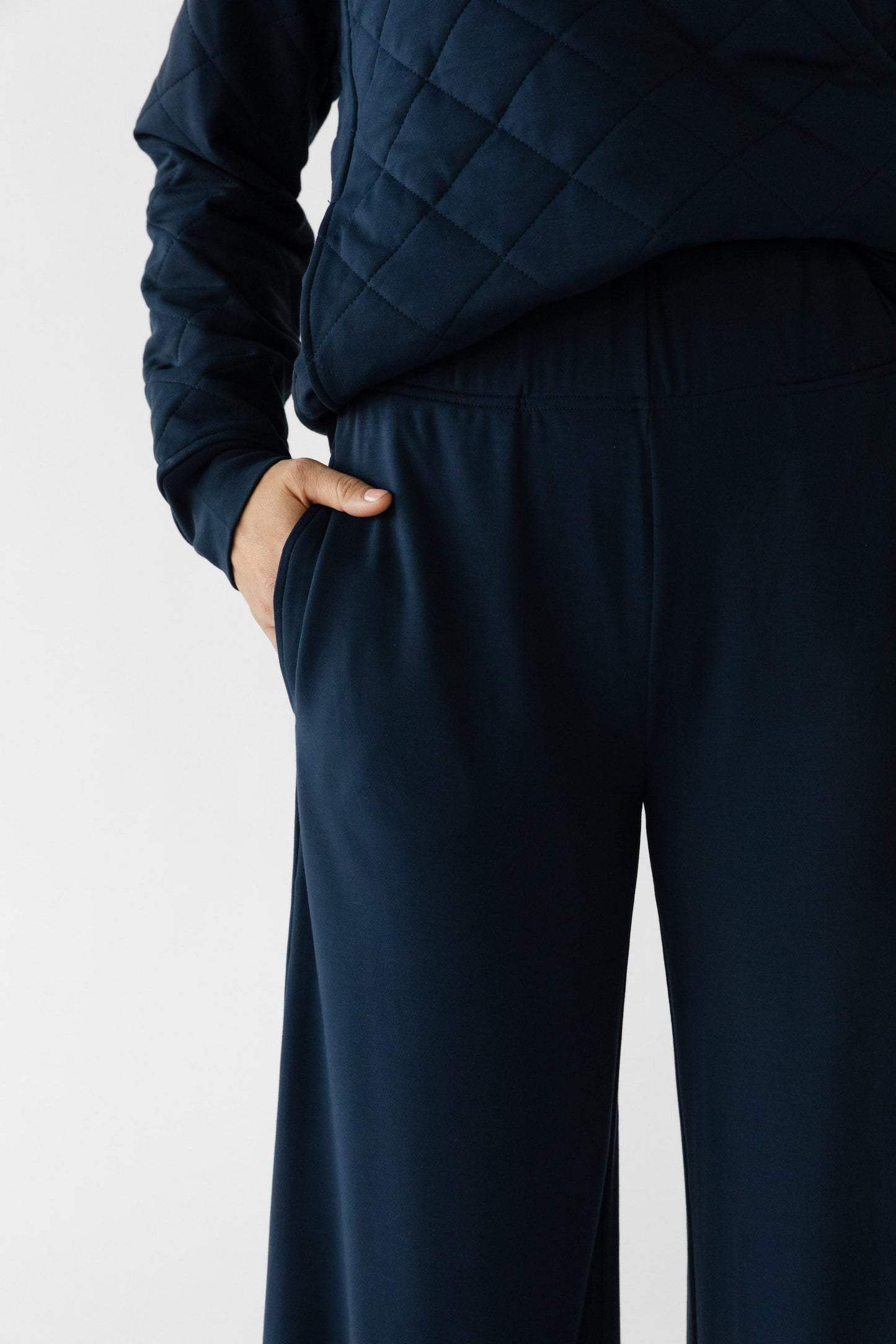 Women's Brushed Bamboo Wide Leg Pull On Pant TALL - Last Chance