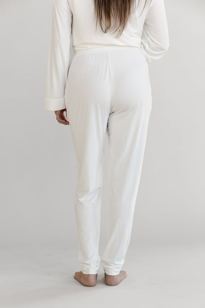 Women's Bamboo Stretch-Knit Tapered Pant