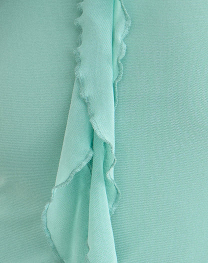 Aliraga Top in Mesh Aqua