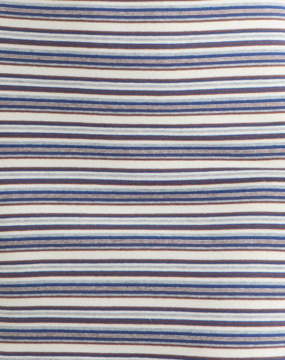 Anzhelina Strappy Mini Dress in Multi Blue Stripe