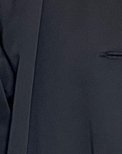 Assa Trench Coat in Black with Stripe Lining