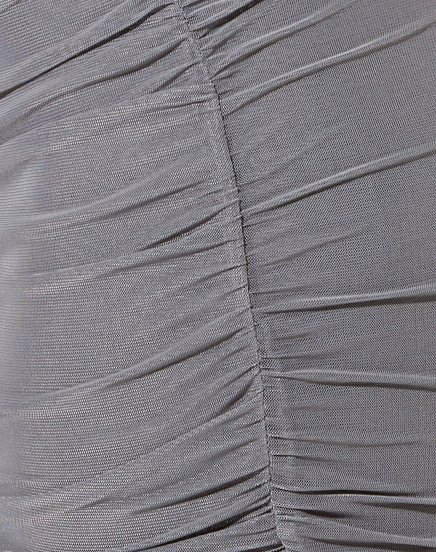 Benny Mini Dress in Mesh Grey