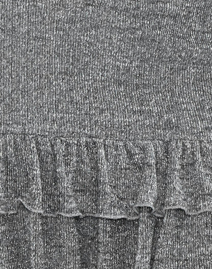 Blio Mini Dress in Grey Shimmer