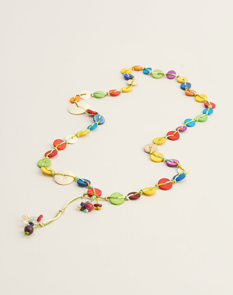 Button Belt in Multicolour