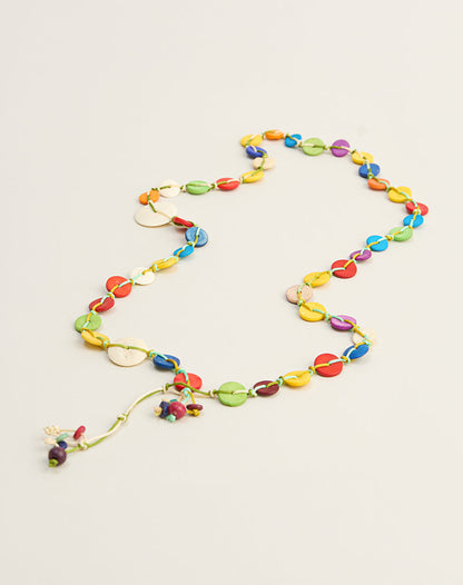 Button Belt in Multicolour