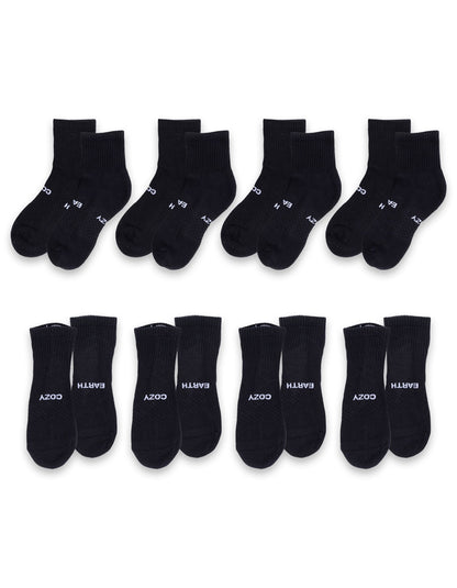 Men's Essential Quarter Sock 8-Pack