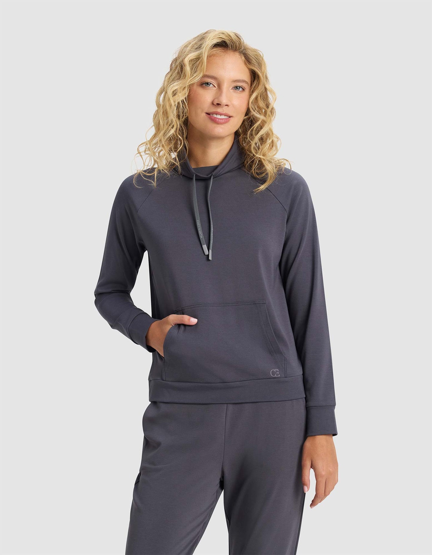 Women's Brushed Bamboo Mock Neck & Jogger Set