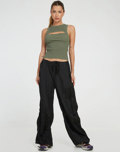 Caena Top in Khaki