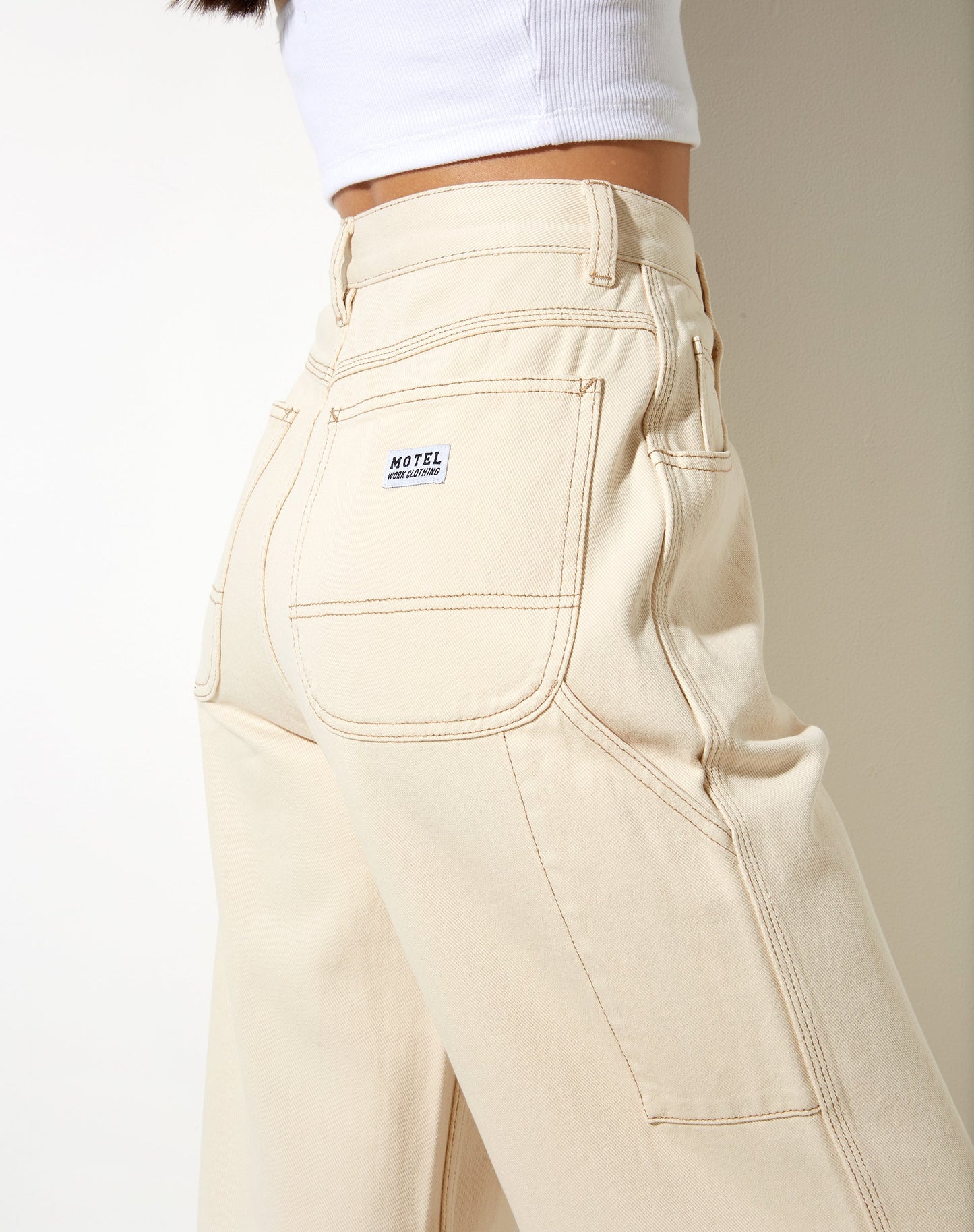 Carpenter Jeans in Ecru