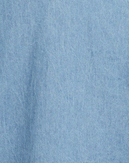 Chelor Mini Dress in Denim Stone Wash Blue