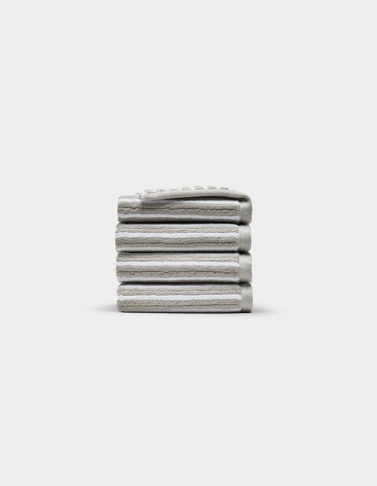 Ribbed Terry Washcloths