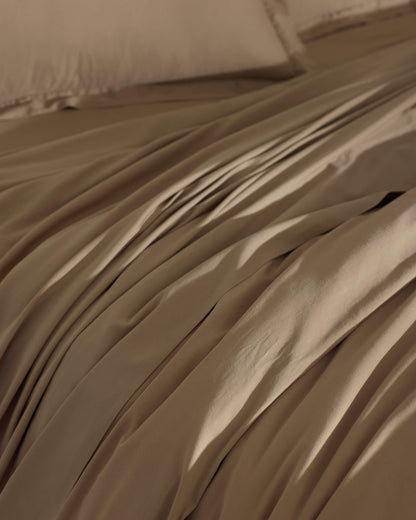 Soft-Wash Cotton Bedding Deluxe Bundle - Silk