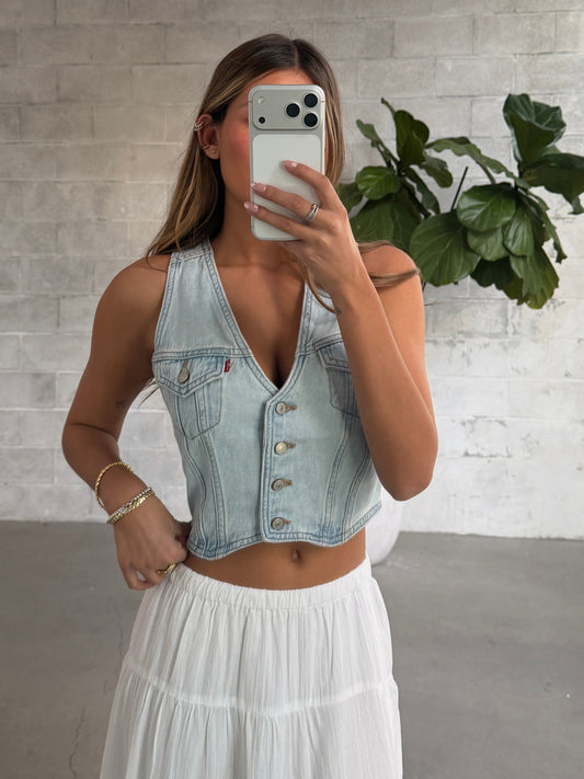 LEVI'S Denim Racer Vest