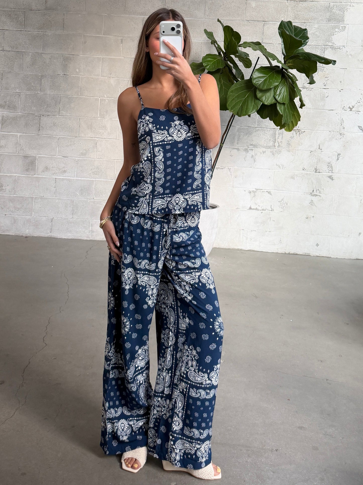 ONLY Paisley Print Tank Top