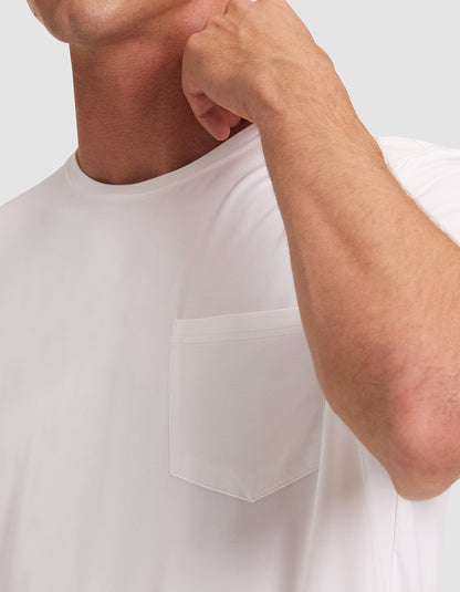 Men's Bamboo Stretch-Knit Short Sleeve Pajama Tee