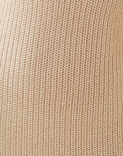 Chiara Knitted Mini Dress in Neutral