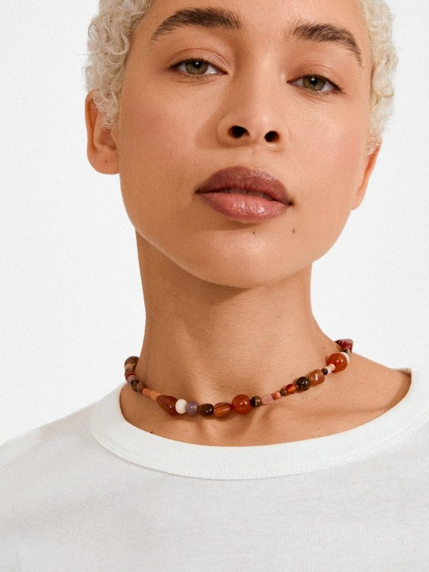 PILGRIM Iris Beaded Necklace