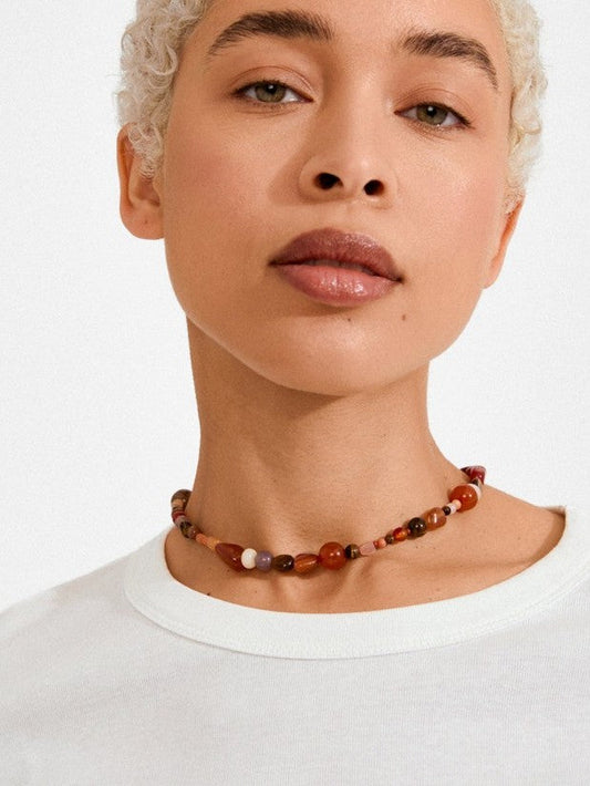 PILGRIM Iris Beaded Necklace