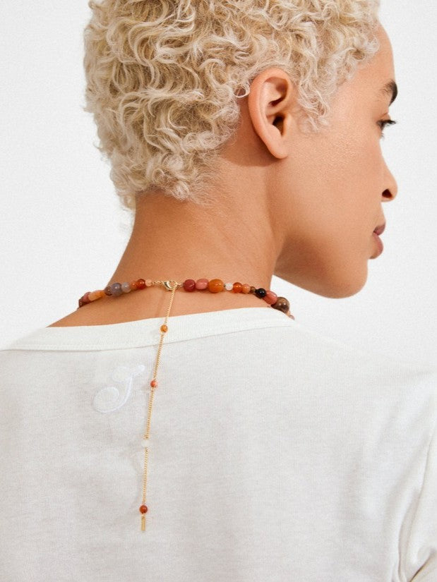 PILGRIM Iris Beaded Necklace