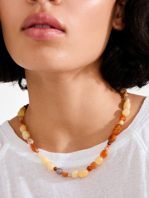 PILGRIM Iris Beaded Necklace