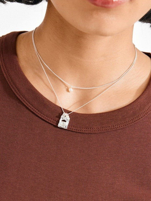 PILGRIM Fire Pendant 2-in-1 Necklace