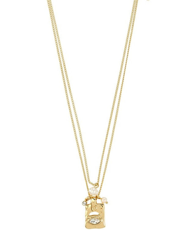 PILGRIM Fire Pendant 2-in-1 Necklace