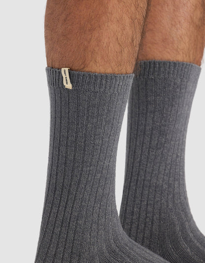 Men's Plush Lounge Calf Sock 3-Pack
