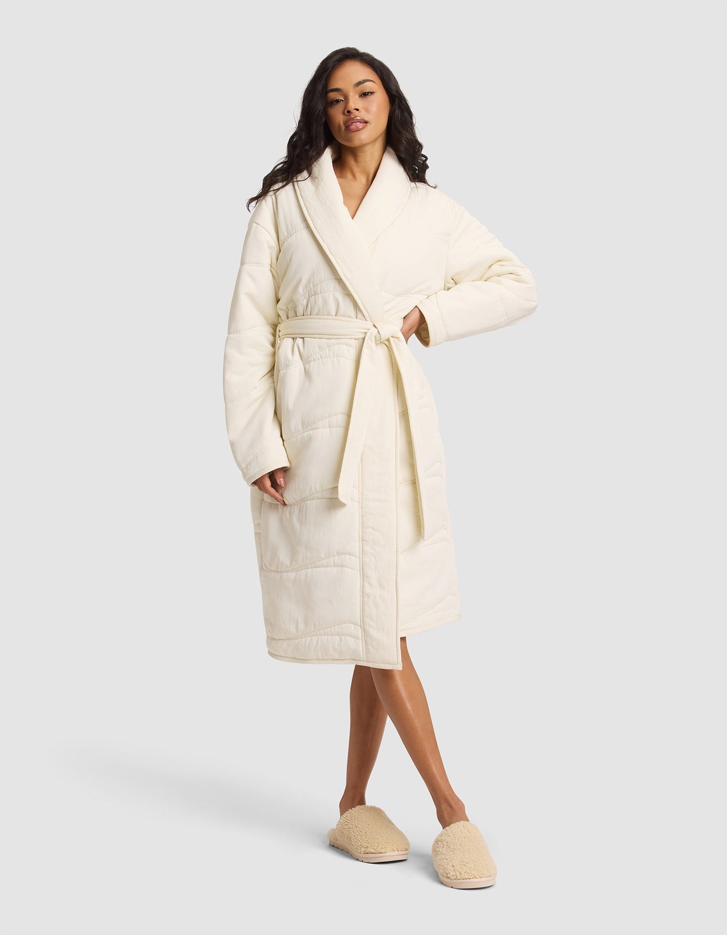Women's Quilted House Coat - Last Chance