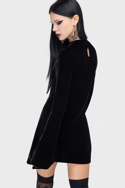 Serenade Of Shadows Mini Dress