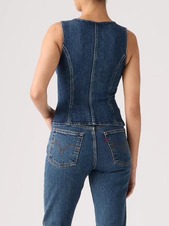 LEVI'S Sculpted Denim Top