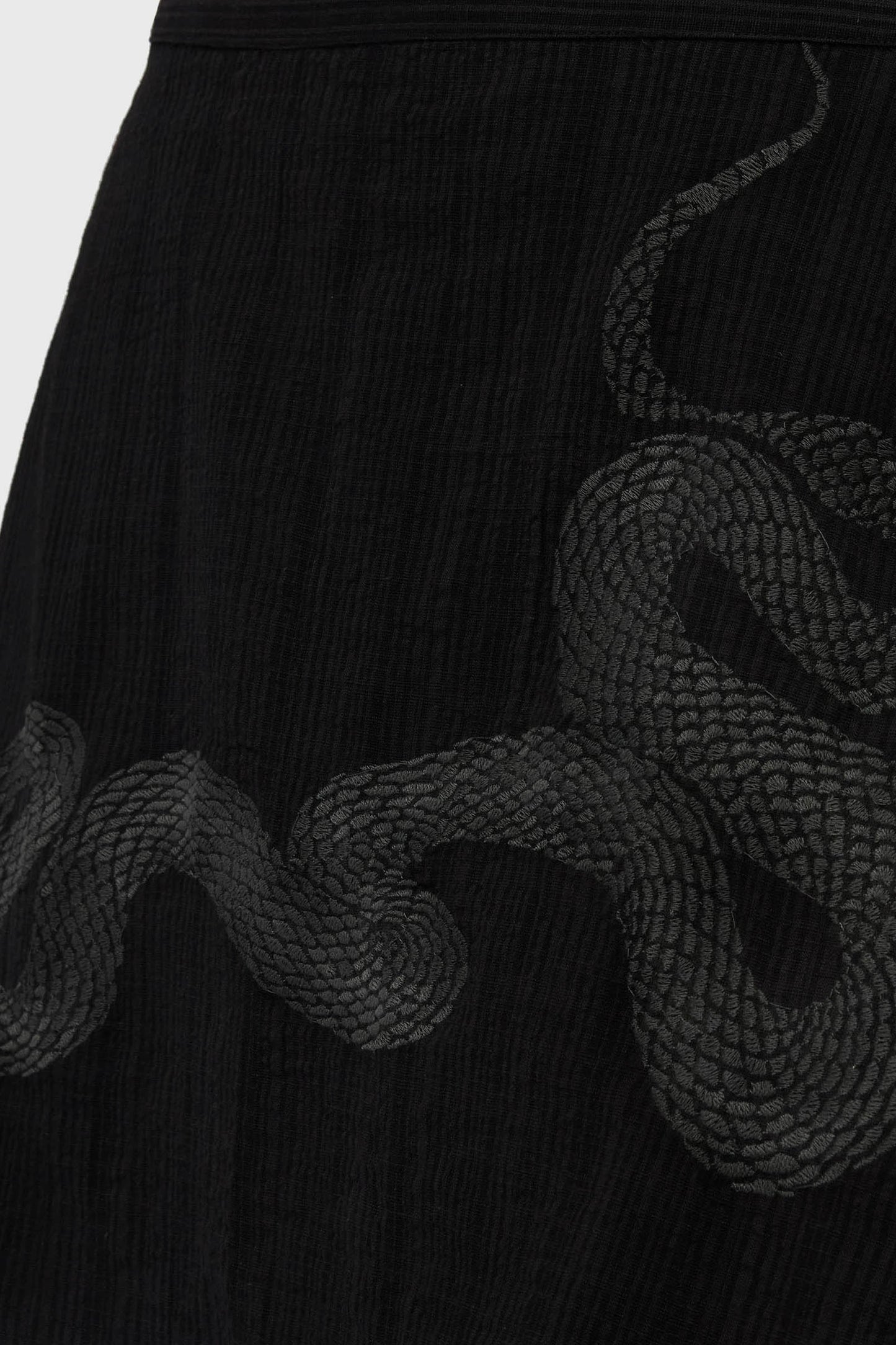 The Hollow Embroidered Mini Skirt