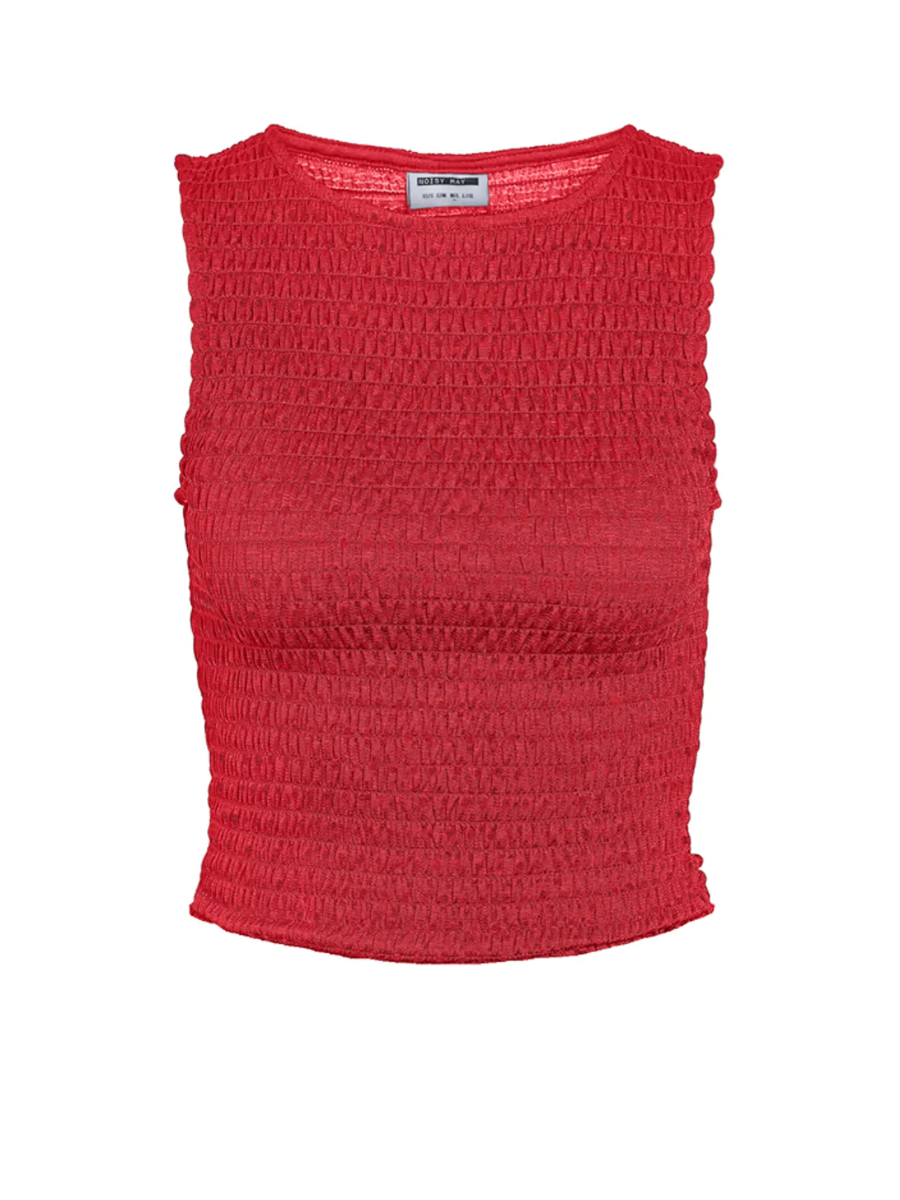 NOISY MAY Bea Smocked Tank Top