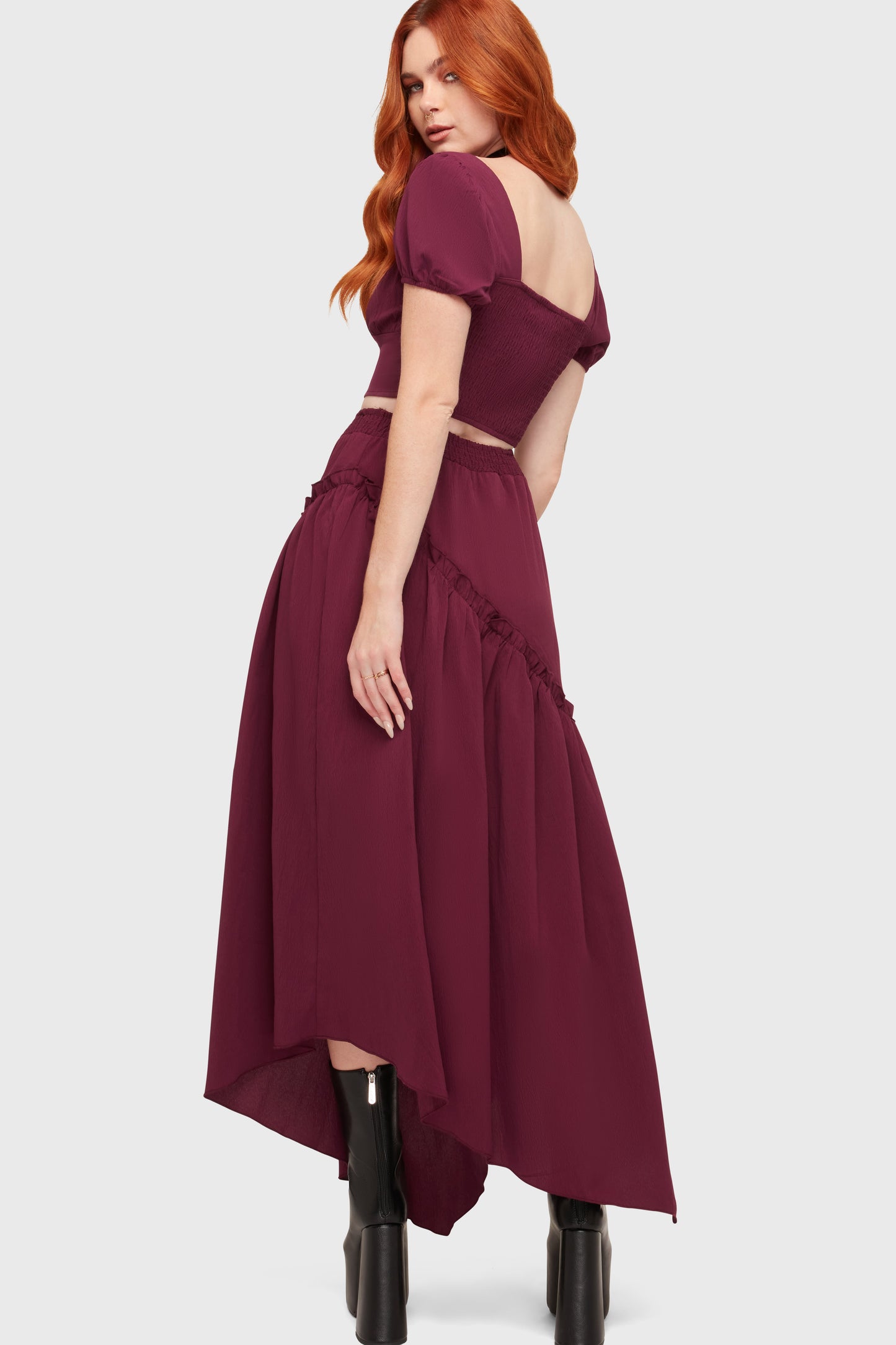 Wild Petal Maxi Skirt