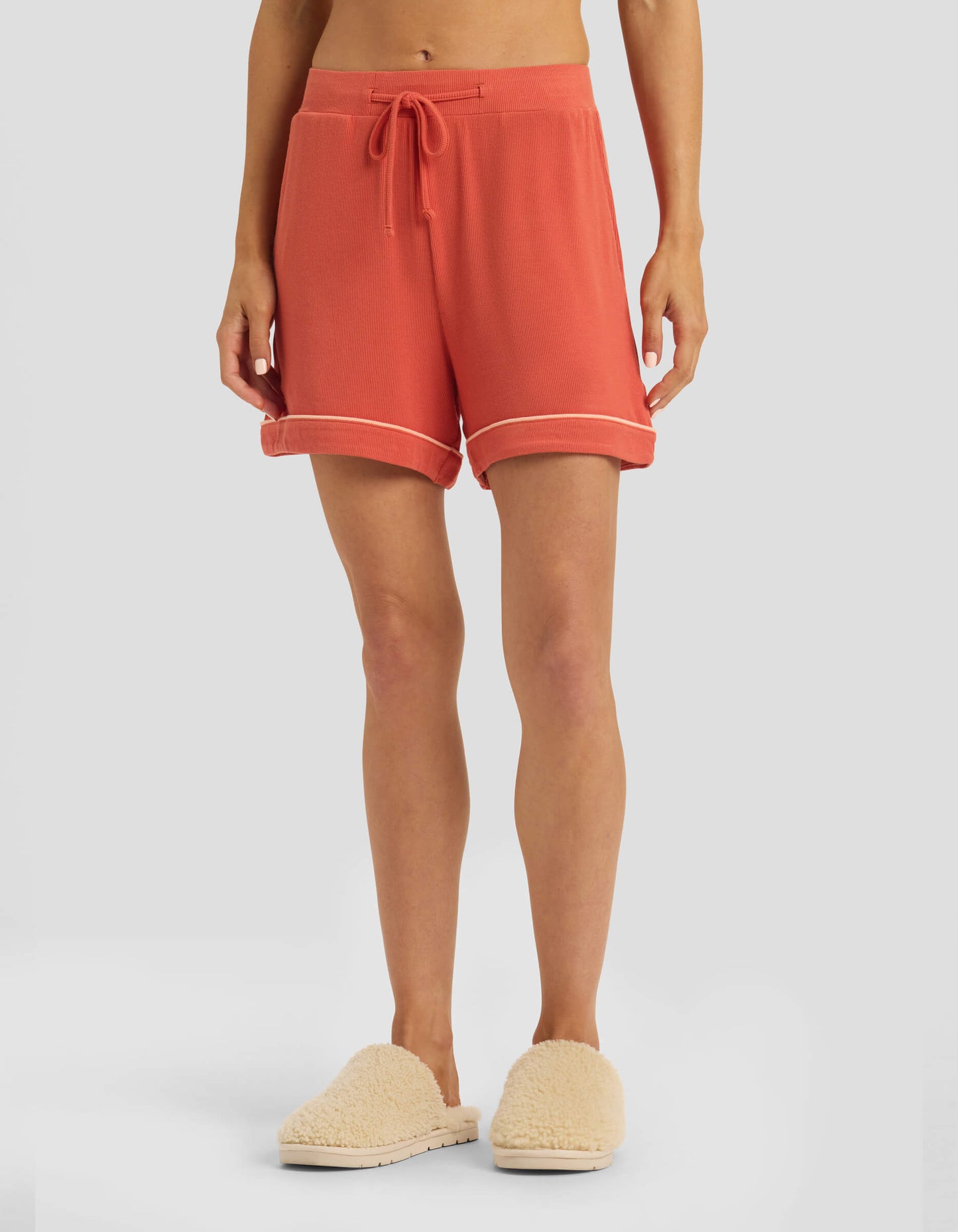Women's Bamboo Rib-Knit Classic Pajama Short