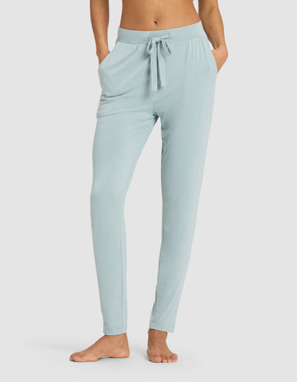 Women's Bamboo Stretch-Knit Tank & Tapered Pant Set