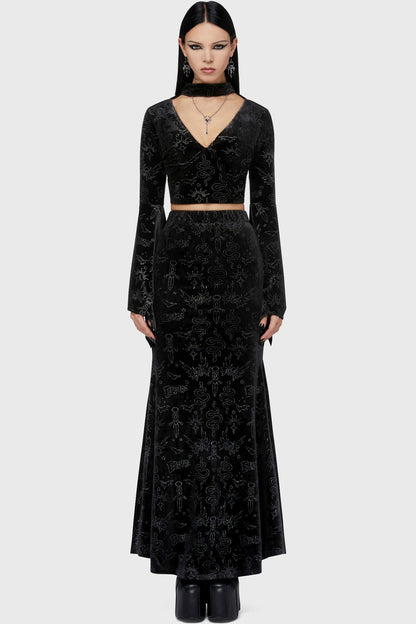 Yours Cruelly Maxi Skirt